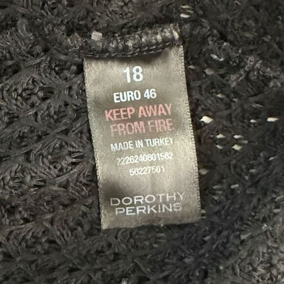 Dorothy Perkins Crew Neck Knitted Sweater in Black - Women’s EU 46 / UK 18 / US - Picture 8 of 9